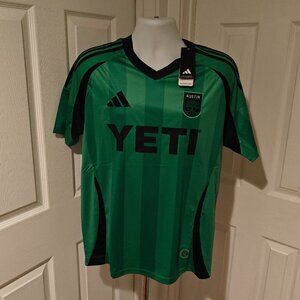 Adidas Austin FC Home Jersey 2025/26 NWT Men's Sizes S - XL Green MLS Soccer